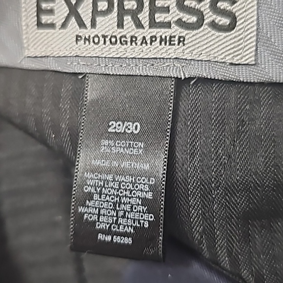 Express Photographer Dress Slacks Dark blue size 29/30 - Picture 7 of 10